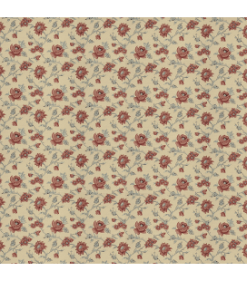 Carta di riso per il decoro del mobile: Rose in tinta rossa