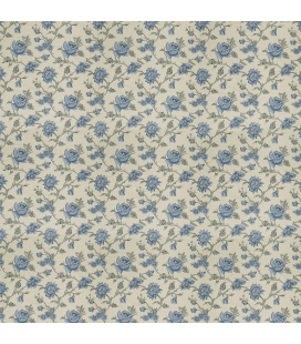 Carta di riso per il decoro del mobile: Rose in tinta blu