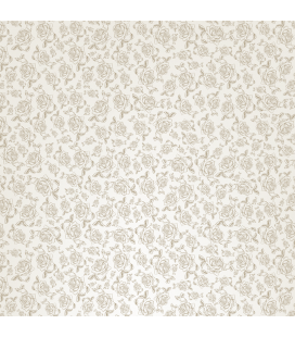Carta di riso per il decoro del mobile: Rose stilizzate in tinta beige