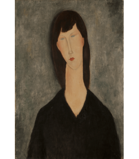 Stampa su tela: Amedeo Modigliani - Busto di Donna