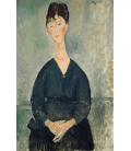 Stampa su tela: Amedeo Modigliani - Café Singer