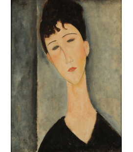 Stampa su tela: Amedeo Modigliani - Figura di moglie