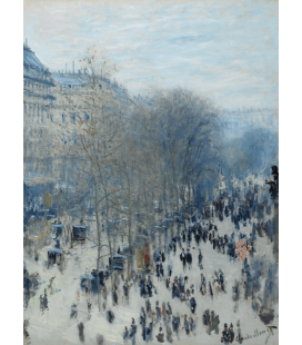 Stampa su tela: Claude Monet - Boulevard des Capucines