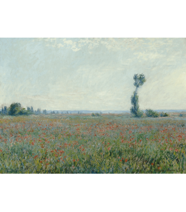 Stampa su tela: Claude Monet - Campo di papaveri
