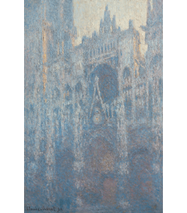 Stampa su tela: Claude Monet - Cattedrale di Rouen, Portale nella luce del mattino
