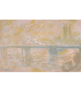 Stampa su tela: Claude Monet - Charing Cross Bridge, London, 2
