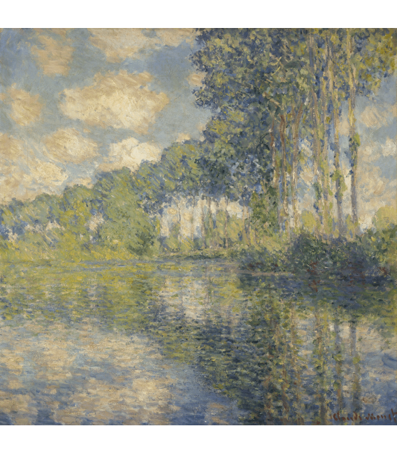 Printing on canvas: Claude Monet - Poplars on the Epte