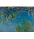 Claude Monet - Wisteria. Stampa su tela