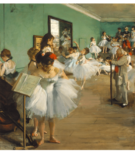 Stampa su tela: Edgar Degas - The dance class