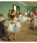 Edgar Degas - La Classe della Danza. Stampa su tela