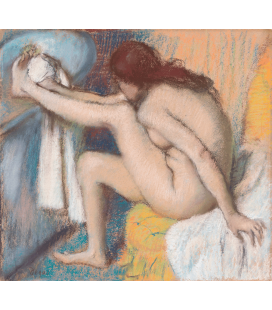 Stampa su tela: Edgar Degas - Woman Drying Her Foot
