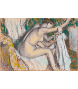 Stampa su tela: Edgar Degas - Woman Drying Her Arm