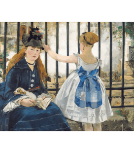 Stampa su tela: Edouard Manet - The Railway (1873)