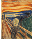 Stampa su tela: Edvard Munch - L'urlo 3