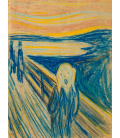 Edvard Munch - L'urlo 4. Stampa su tela