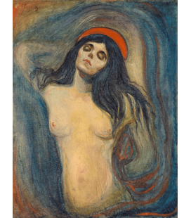 Stampa su tela: Edvard Munch - Madonna