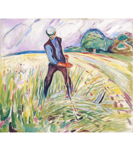 Stampa su tela: Edvard Munch - The Haymaker