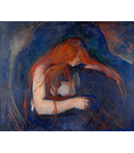 Stampa su tela: Edvard Munch - Vampire