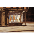 Printing on canvas: Edward Hopper - Pharmacy