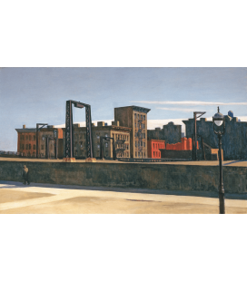 Stampa su tela: Edward Hopper - Manhattan Bridge Loop