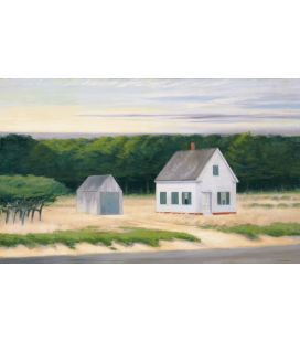 Stampa su tela: Edward Hopper - October On Cape Cod