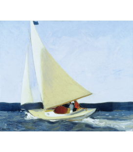 Stampa su tela: Edward Hopper - Sailing