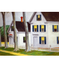 Edward Hopper - Two Puritans. Printing on canvas