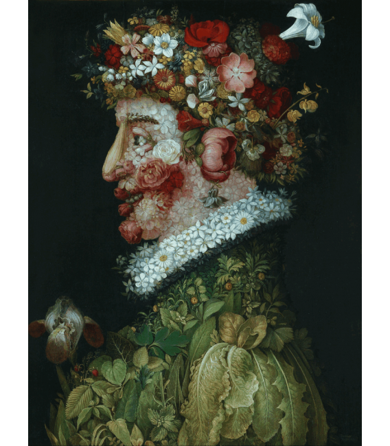 Stampa su tela: Giuseppe Arcimboldo - Primavera