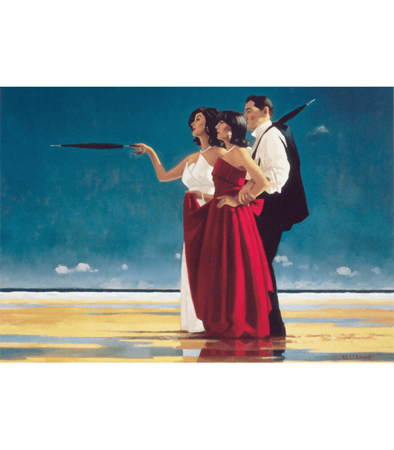 Stampa su tela: Jack Vettriano - The Missing Man I