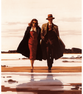 Stampa su tela: Jack Vettriano - The Road to Nowhere