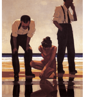 Printing on canvas: Jack Vettriano - Narcissistic Bathers