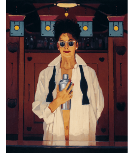 Printing on canvas: Jack Vettriano - The Cocktail Shaker