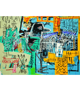 Printing on canvas: Jean-Michel Basquiat - Bird On Money