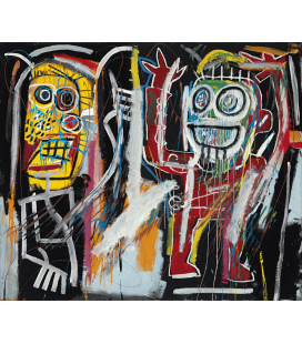 Stampa su tela: Jean Michel Basquiat - Dustheads
