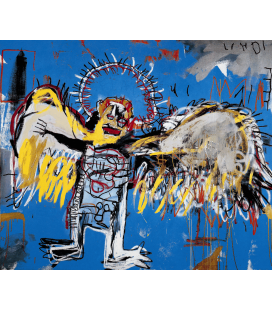 Stampa su tela: Jean Michel Basquiat - Fallen angel