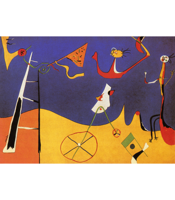Stampa su tela: Joan Mirò - Circo