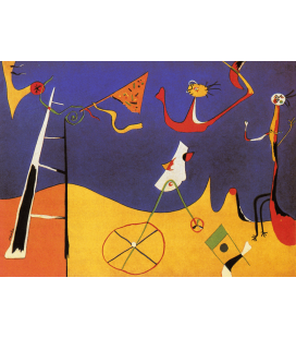 Stampa su tela: Joan Mirò - Circo
