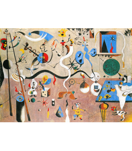 Stampa su tela: Joan Mirò - Il Carnevale di Alrlecchino