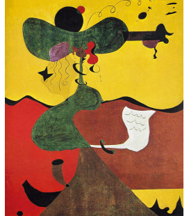 Stampa su tela: Joan Mirò - Portrait Of Mrs Mills In 1750 (After Constable)