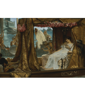 Stampa su tela: Lawrence Alma-Tadema - Antonio e Cleopatra