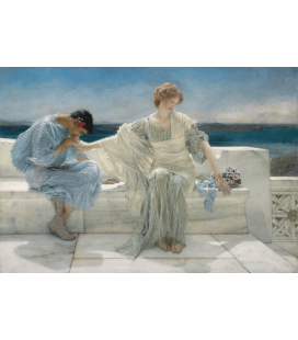 Stampa su tela: Lawrence Alma-Tadema - Ask Me No More