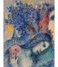 Printing on canvas: Marc Chagall - Lovers