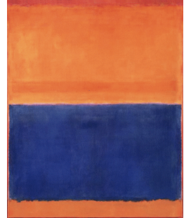 Stampa su tela: Mark Rothko - Arancione e Blu
