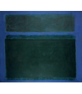 Mark Rothko - Tono Grigio nerasto su Blu. Stampa su tela