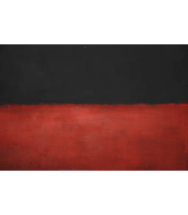 Stampa su tela: Mark Rothko - Black, Red