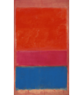 Stampa su tela: Mark Rothko - N°1 (Royal rosso e blu)