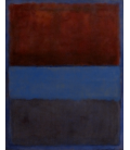 Stampa su tela: Mark Rothko - Rust and blue, 1953