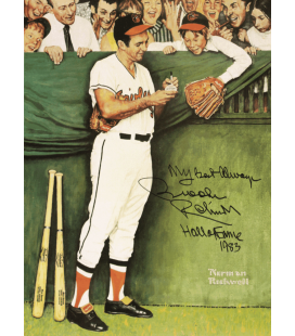 Stampa su tela: Norman Rockwell - Baseball, gee thanks Brooks