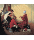 Norman Rockwell - Checkers. Stampa su tela