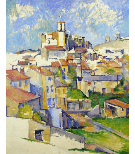 Stampa su tela: Paul Cézanne - Gardanne